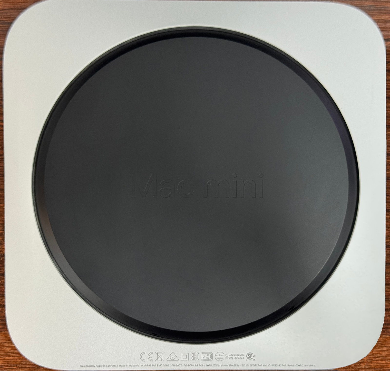 Back of Apple M1 Mac mini at ComputerPro2000 ebay auction